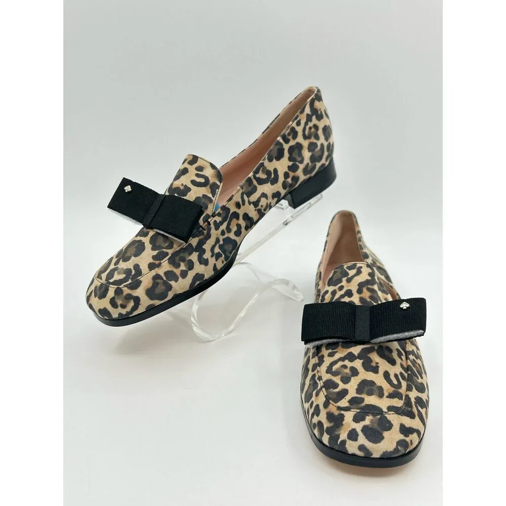 KATE SPADE Size 6B BEIGE AND BLACK Women Loafer